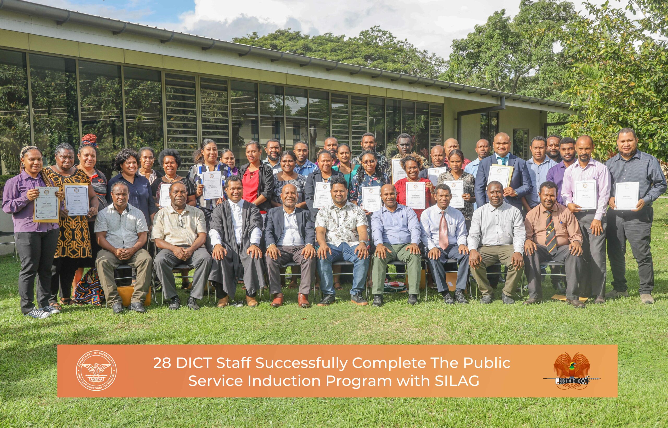 28 DICT Staff successfully complete Public Service Induction Program.
