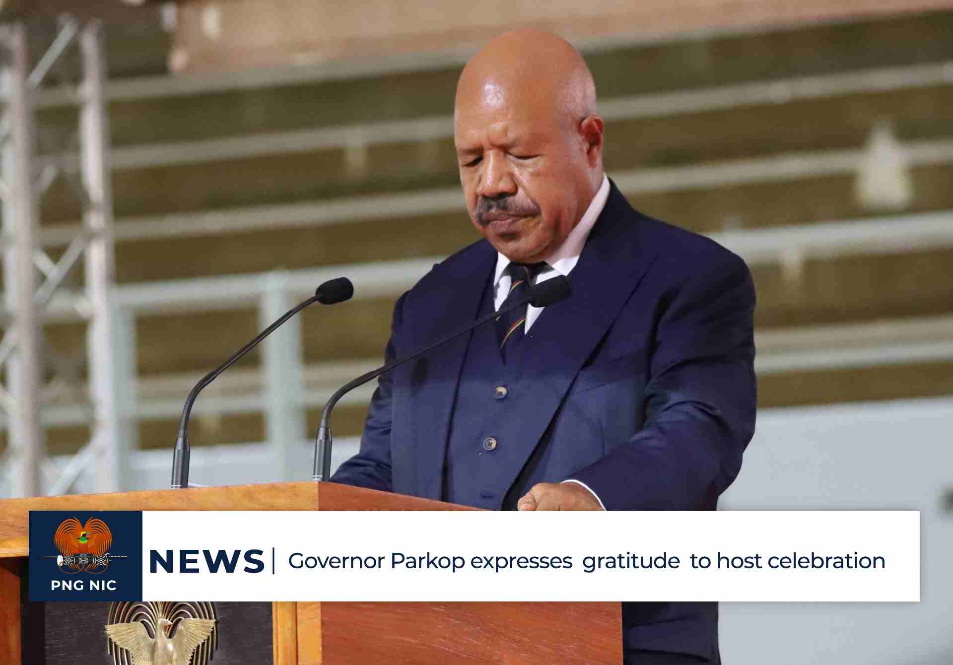 Governor Parkop expresses  gratitude  to host celebration