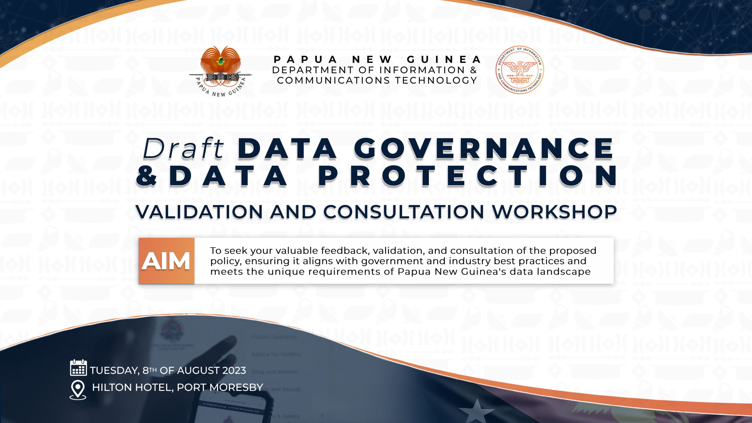Validation & Consultation Workshop – Draft Data Governance & Protection Policy