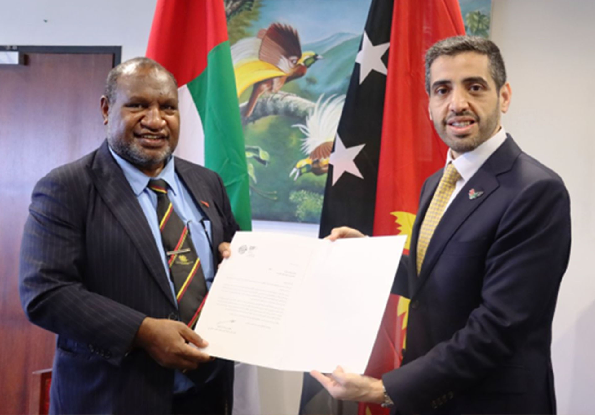 Ambassador Jamal Abdulla Al Suwaidi’s Visit Strengthens UAE-PNG Relations