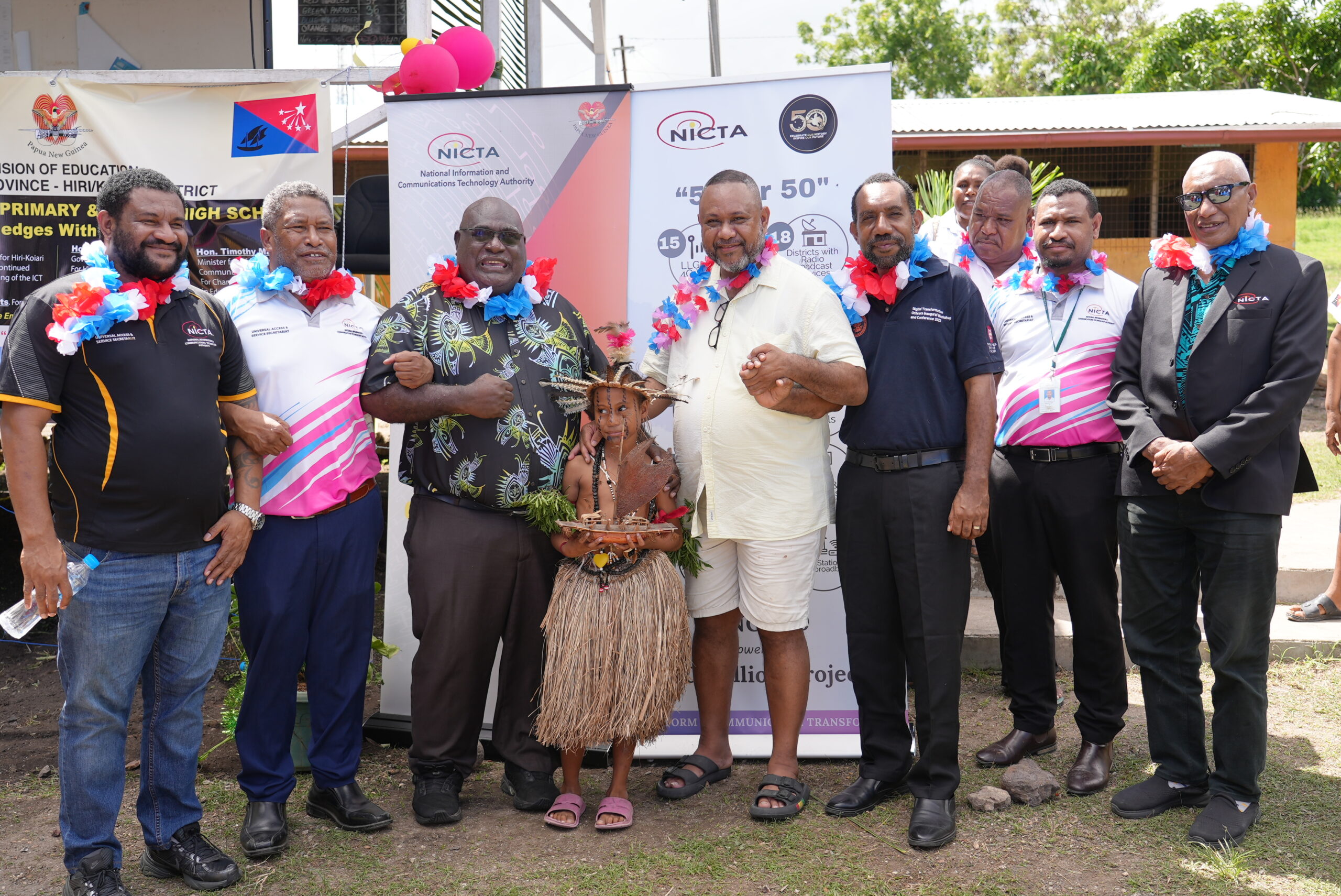 Minister Masiu Launches ICT Classroom and “50 for 50” Connectivity Project at Papa Junior High School