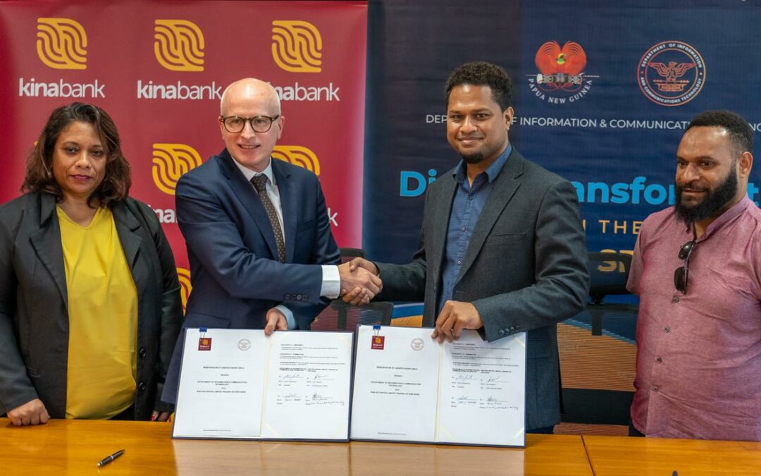 DICT AND KINA BANK PARTNER TO DRIVE DIGITAL SERVICES for PNG – Innovation in digital payment infrastructure, eKYC, and secure digital systems